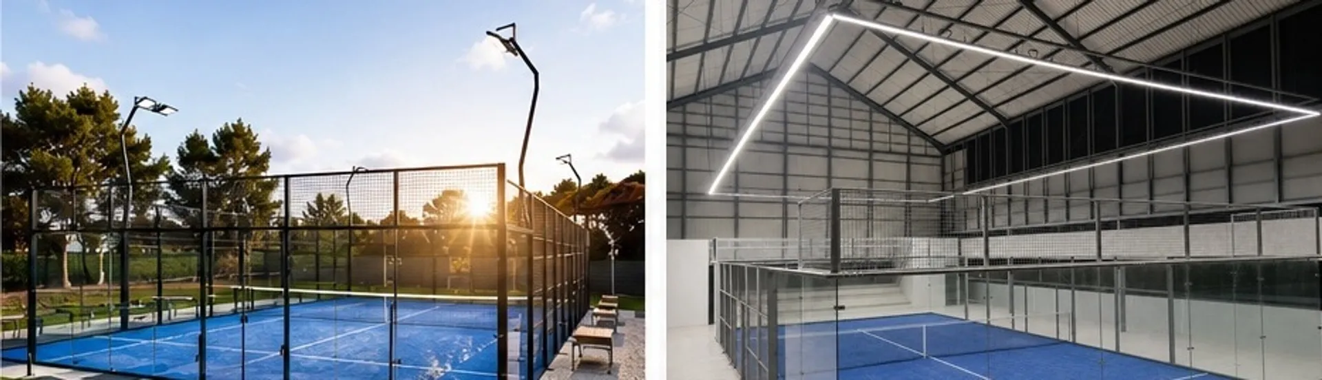 Konzept Padelcourts